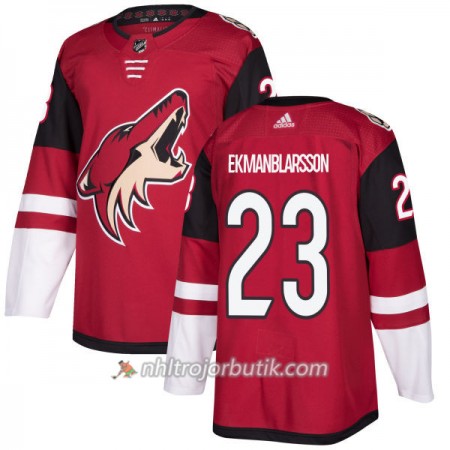 Män Ishockey Arizona Coyotes Tröja Oliver Ekman-Larsson 23 Adidas 2017-2018 Maroon Authentic Män Ishockey Arizona Coyotes Tröja Oliver Ekman-Larsson 23 Adidas 2017-2018 Maroon Authentic